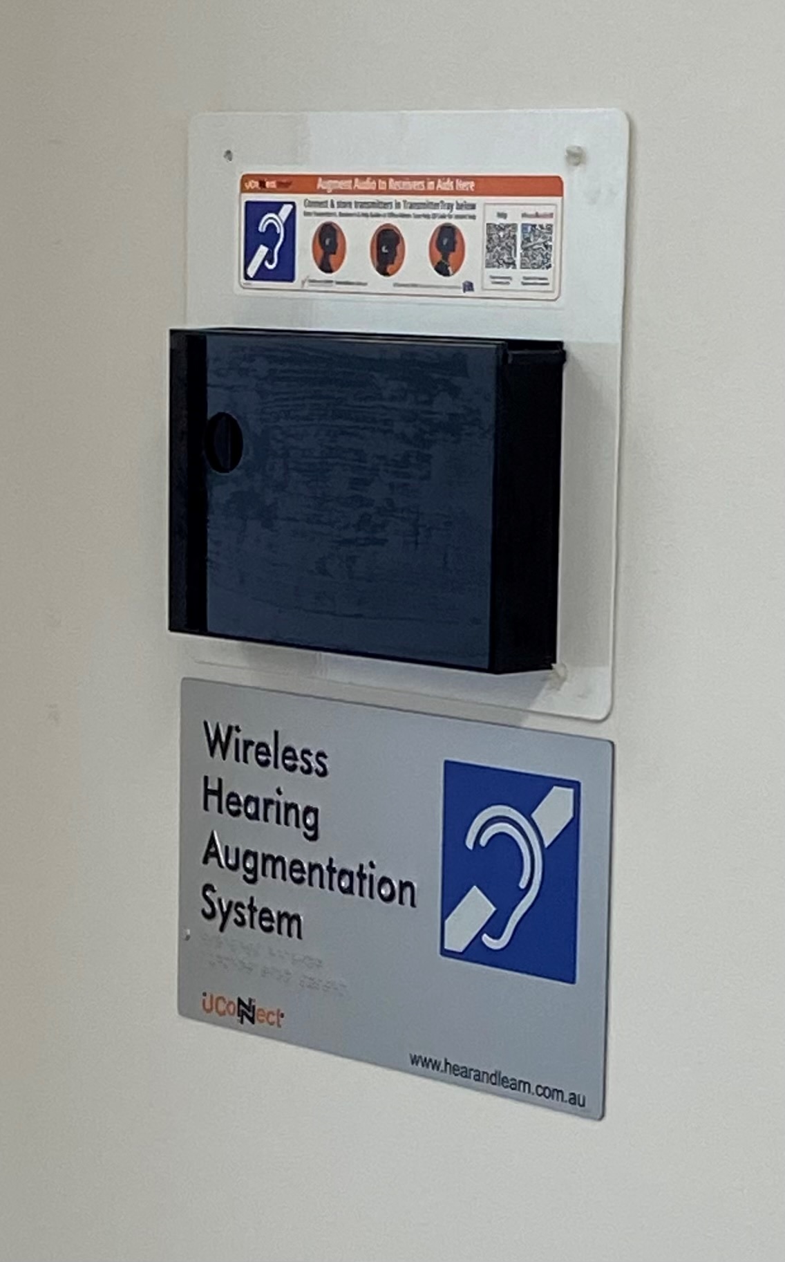 Wireless Hearing Augmentation System Installed